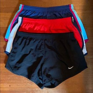 NWOT bundle of 3 girls nike shorts